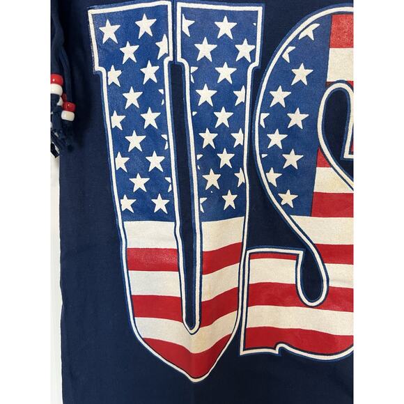 Vintage Tennessee River Gold T-Shirt USA Beaded Medium - Picture 4 of 10